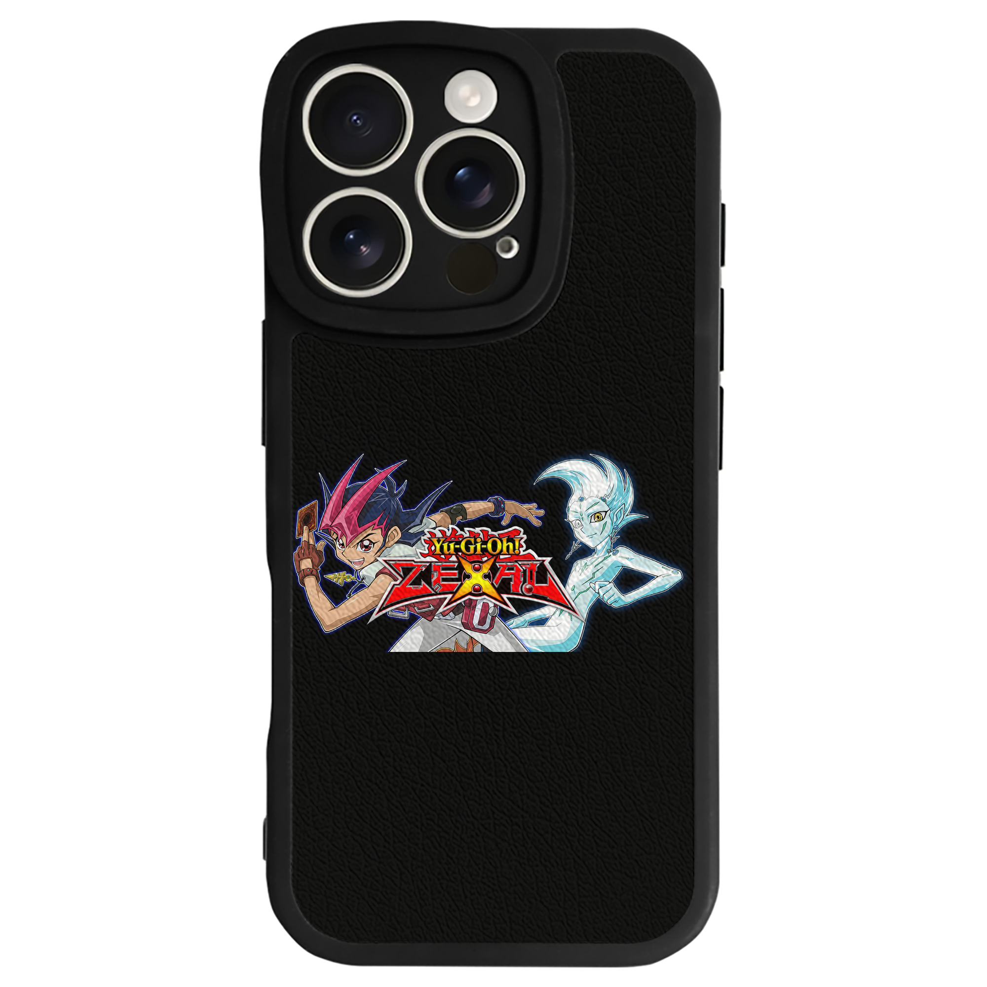 遊☆戯☆王 Yu-Gi-Oh! 【iPhone 16シリーズ対応】シリコンスマホケース（レザー調） 材質：シリコン